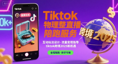 Tiktok物理整蛊直播陪跑服务-tiktok跨境2025-LanTi云网创