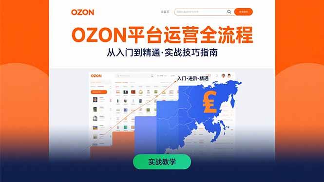 （15648期）OZON平台运营全流程：快速掌握OZON从入门到精通的实战技巧-LanTi云网创