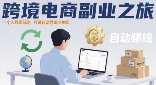 跨境电商副业之旅，一个人的亚马逊，打造自动賺钱小生意-LanTi云网创